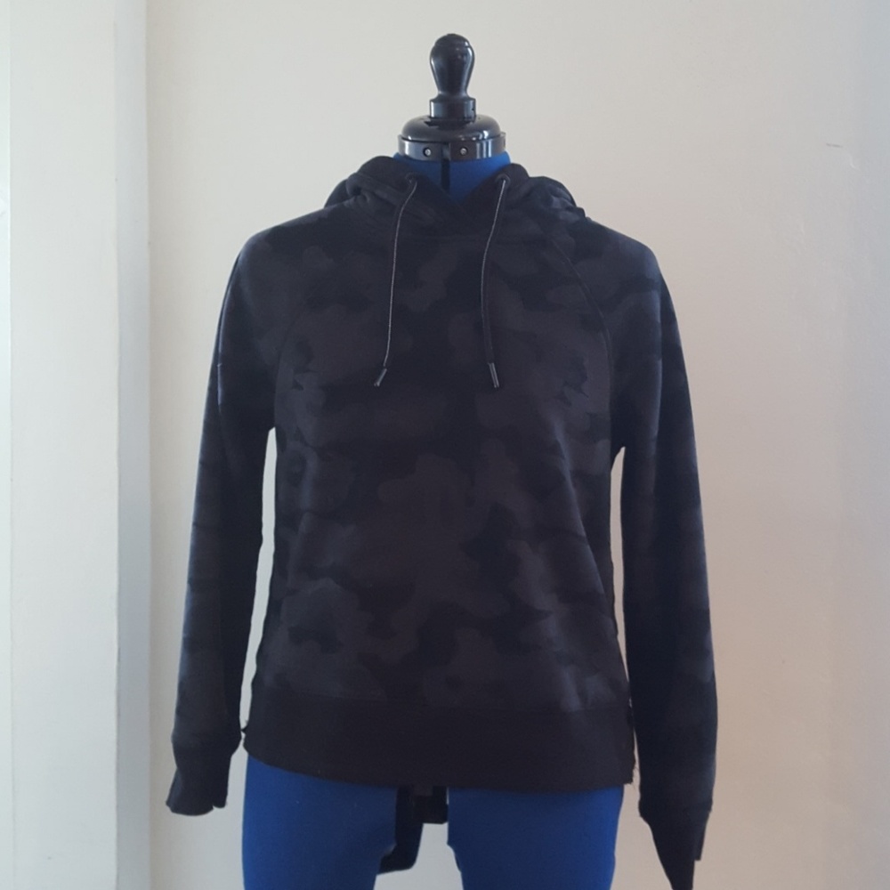Calvin Klein Black Camo Performance Fleece Hoodie